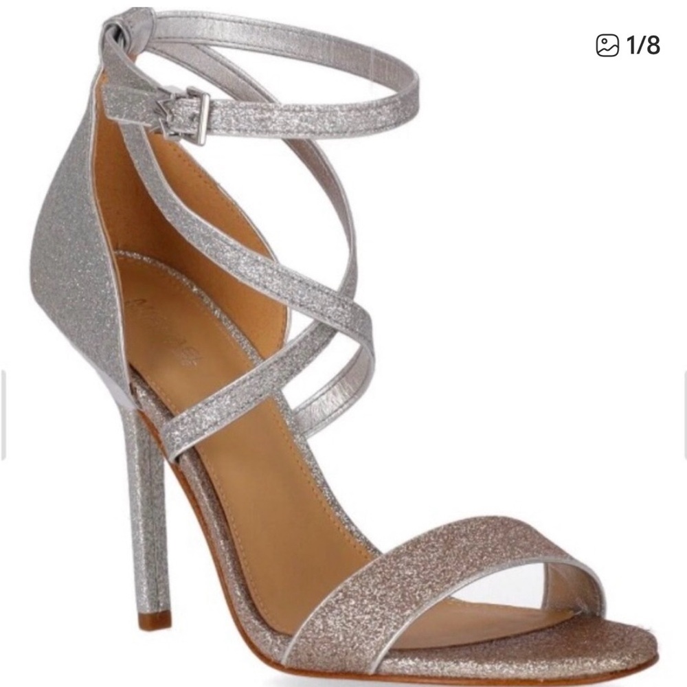 Michael Kors Glittering Silver Heels